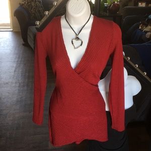 Red sweater / dress.